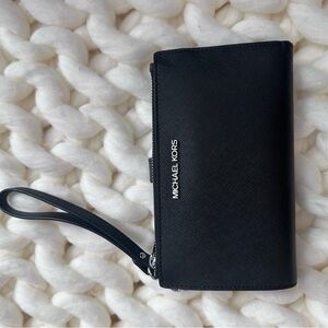Michael Kors Black Wristlet